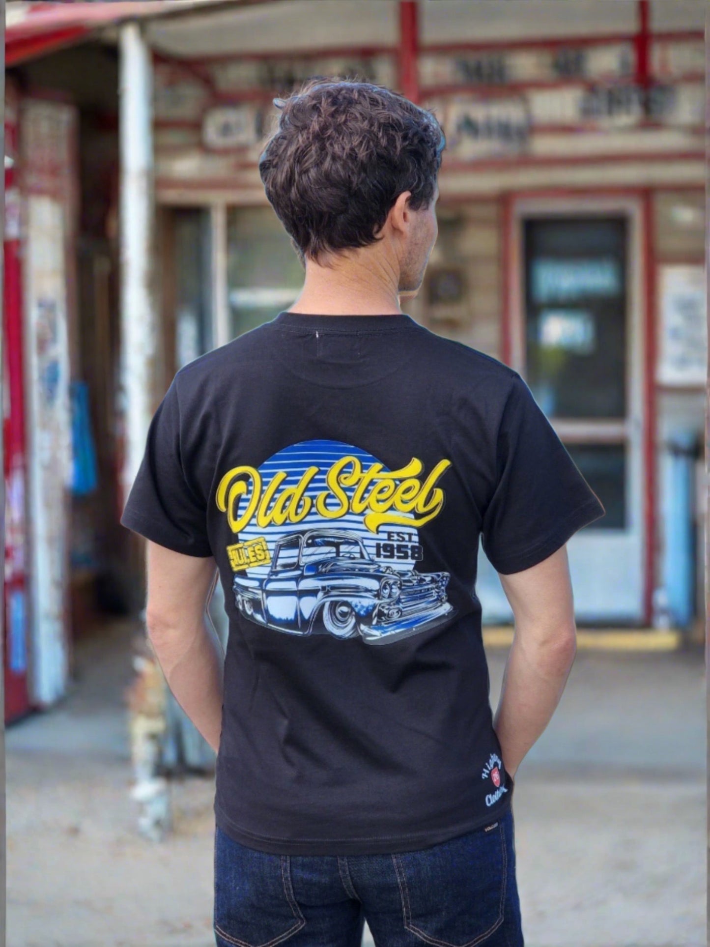 Blue Steel T-shirt - Highway 26 Clothing