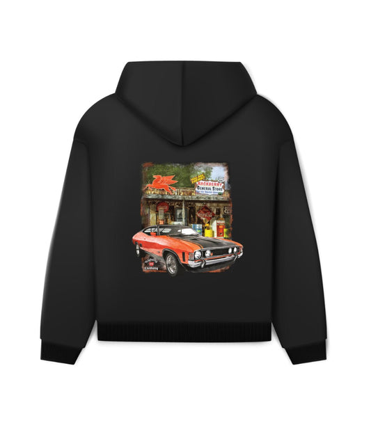 Hackberry Muscle Car Hoodie - Highway 26 Clothing