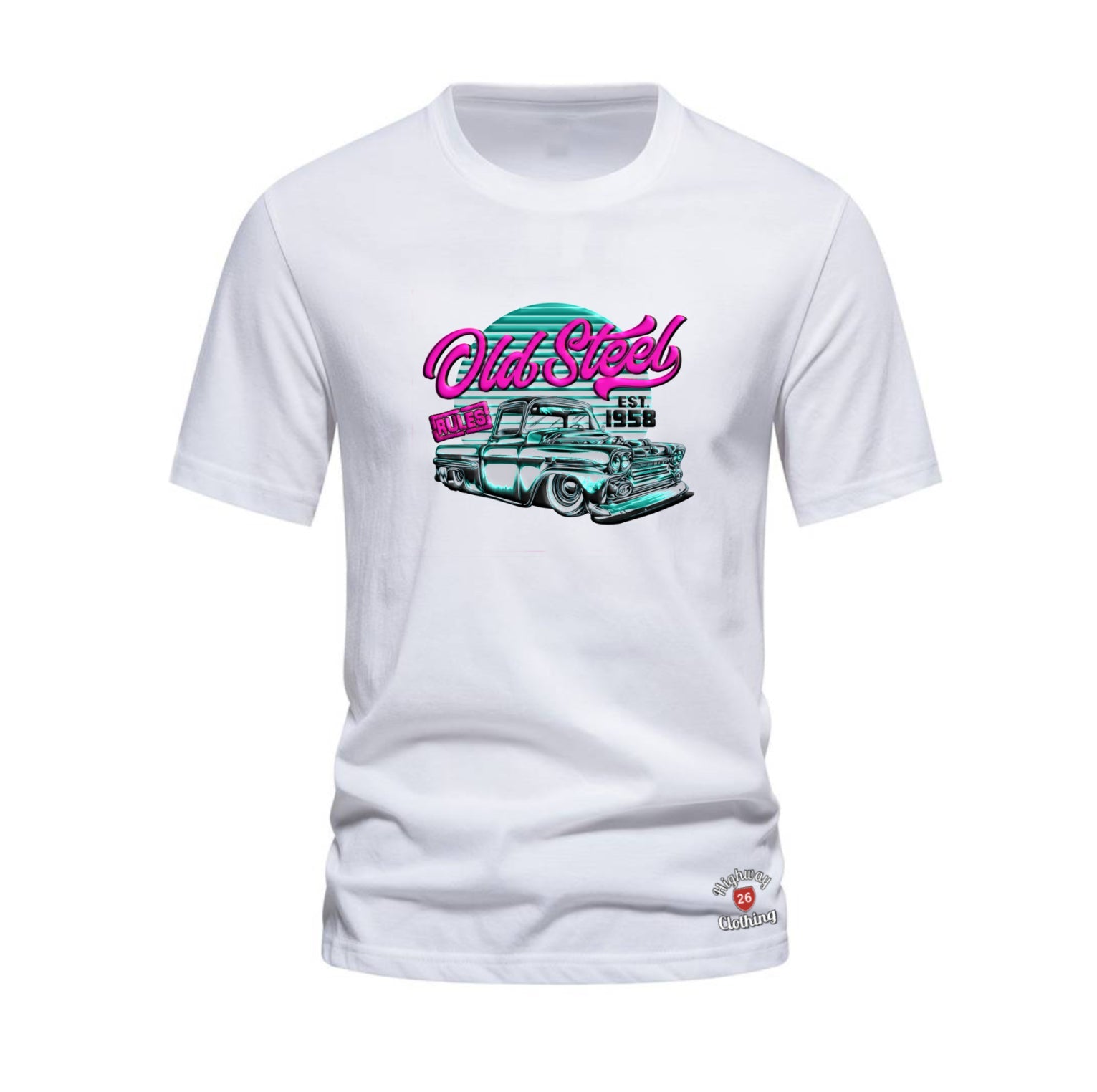 Pink on White - Highway 26 Clothing